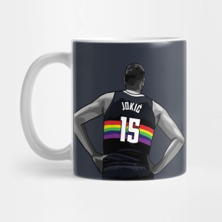 Nikola Jokic Vector Standing Mug